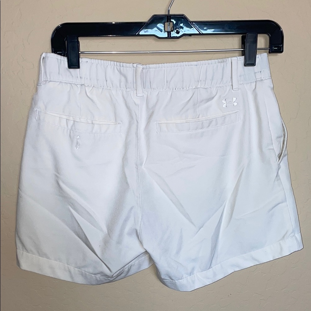 Women’s Under Armour White Golf Shorts